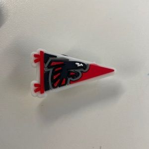 Atlanta falcons NFL football shoe charm for crocs